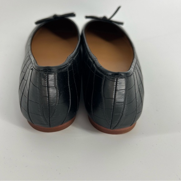 J. Crew Black Croc-Patterned Loafers - Picture 5 of 9